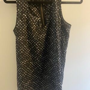 Polka Dot Sleeveless Top